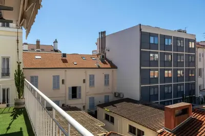 a view of some buildings from a balcony at Superb flat - 2BR- 4 P - Cannes in Cannes