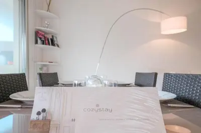 a table with a sign on top of it at Wonderful 1 bedroom 3 min walk to the Croisette! in Cannes