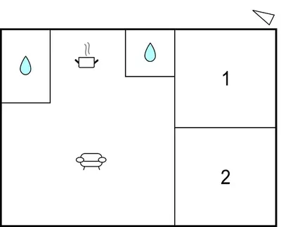 an image of a box with three different diagrams at 2 Bedroom Awesome Apartment In Cannes in Cannes