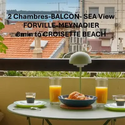 Calme et Lumineux 2 chambres BALCON Vue MER-FORVILLE A2B262