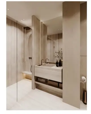 a bathroom with a bath tub and a sink at Croisette 066 in Cannes
