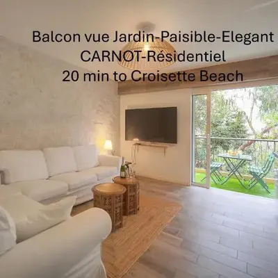 Calme 2 Chambres BALCON VUE JARDIN-CARNOT A2B266