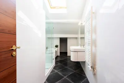 a bathroom with a sink and a mirror at Résidence Beau 2 Pièces à 3 Min De La Croisette - Beau 2 Pièces à 3 min de la Croisette MAE-2803 in Cannes