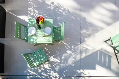 an overhead view of a object on a building at Résidence 2p En Duplex De Standing Au Calme - 2P en Duplex de Standing au Calme MAE-3063 in Cannes