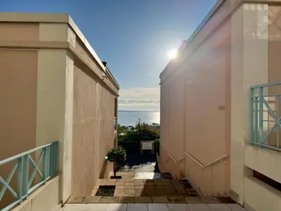 a view from the balcony of a building at Les Ingres 2 - SCLS Rentals in Cannes