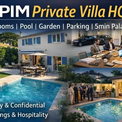 FRGK Luxury Private Villa for MIPIM 4 Bedrooms Pool Garden Parking Cannes