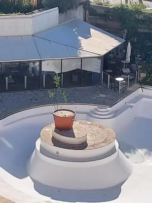 a potted plant sitting in a pool at Cap ô sud 2 in Cannes