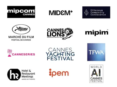 a set of logos for a festival at L'olivine - Paisible Loft avec terrasse Cannes in Cannes