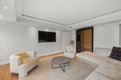 a living room with a couch and two chairs at Stunning 3BR apartment Carlton Riviera Croisette in Cannes