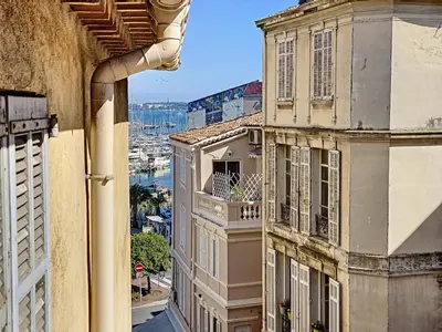 a view from the balcony of a building at Saint Antoine Mas1410 in Cannes
