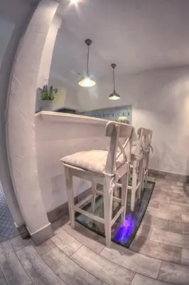 a living room with a couch and a table at Cannes Centre Old Town 5 Pers 2 Bedroom in Cannes