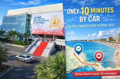 a brochure for a hotel with a view of a beach at Villa Cannes I Deluxe Seafront - Sea View - Garden & Terrace -Prime Location- in Cannes