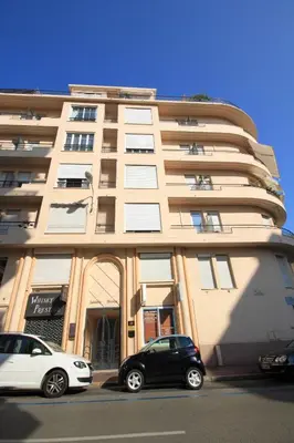 two cars parked in front of a building at From Hollywood to Bollywood 2 Bedrooms 2 Bathrooms - 1 min from Croisette&Beach, 12 Min from the Palais in Cannes