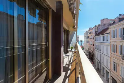 a view from a balcony of a building at Le Minerve 3P DEB5515 in Cannes