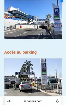 a blue rectangle with the words appointment palials des festivals at Appartement Palais des Festivals in Cannes