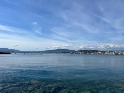 a view of a large body of water at Croisette Palais Miramar - sea view in Cannes