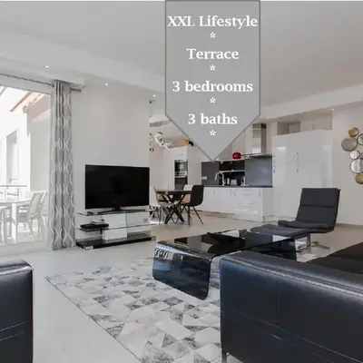 Marriott- Croisette: Superb 3 bedrooms/ 3 baths