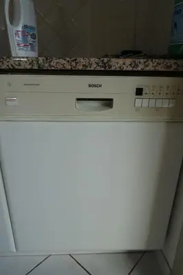 a dishwasher in a kitchen with a counter top at Eden Beach in Cannes