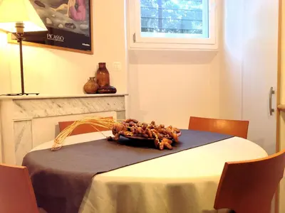 a pile of teddy bears sitting on top of a table at Appartements 7 Florian in Cannes
