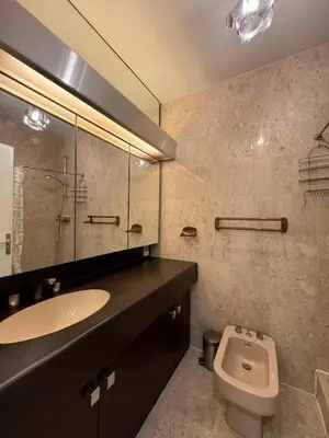 a bathroom with a sink and a toilet at Gray d'Albion VIM1163 studio in Cannes