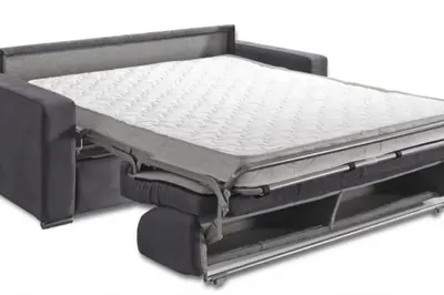 a bed frame with a mattress on top of it at Studio Appartement Cannes Centre - 5 min à pied du Palais des Festivals et Congrès in Cannes