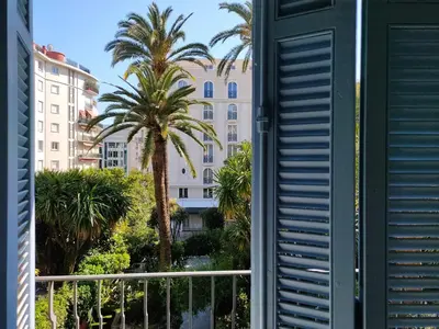 a bunch of plants inront of a building at Hôtel de Provence in Cannes