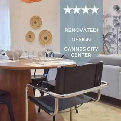 Modern 3-Br Apartment in City Center 5 Minutes from Palais and Beache
