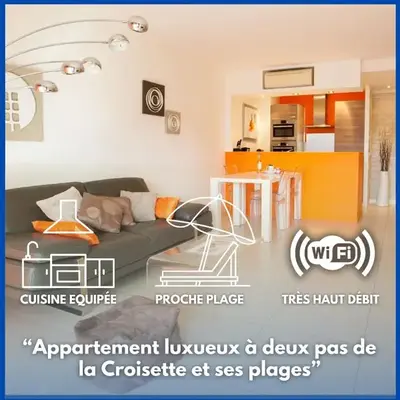 Modern two bedroom apartment with two bathrooms