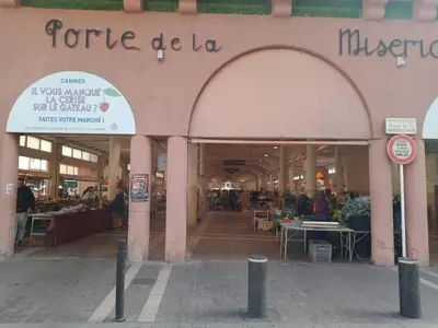 a store front of a shopping mall with a sign at CANNES in Cannes