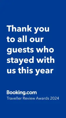 a blue background with the words thank you to all our guests who stayed with us at Flo & Rose Azur - Duplex vue mer terrasses piscine jardins parking in Cannes