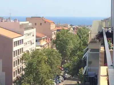 a view of a city street with buildings and trees at ROOFTOP#PLAGES#APERCU MER#CLIM#Festival in Cannes
