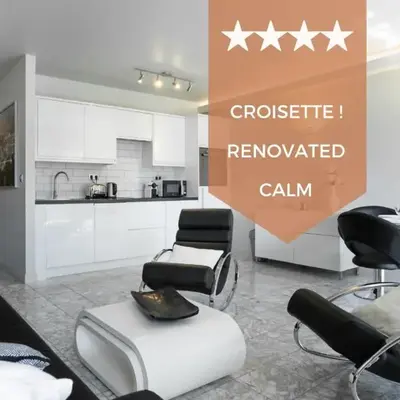 2-Bedroom Apartment Pointe Croisette Peaceful Walk to the Beach