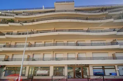 a building with balconies on the side of it at Lumineux Studio TERRASSE, Rouaze-MARTINEZ CARLTON A0B132 in Cannes