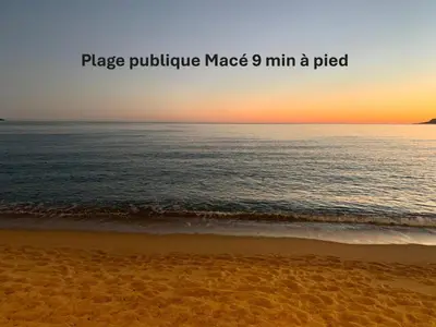 a picture of the ocean with the words stage privilege made min a pixel at Chic 2 chambres vue PORT, FELIX FAURE-COEUR DE CANNES A2B218 in Cannes