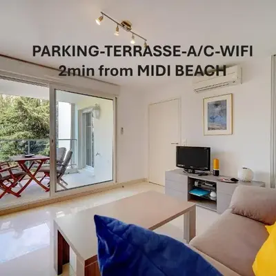 Moderne 2 pièces TERRASSE PARKING