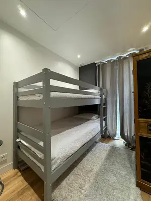 a bedroom with two bunk beds in a room at Venue C - Luxurious & Spacious - Mansion - Elevator - Patio in Cannes