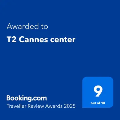 a screenshot of the games center with the text awarded to games center at T2 Cannes center in Cannes