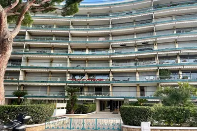 an external view of a large building at Cannes Palm Beach Top Floor Terrace ! SAINT JAMES in Cannes