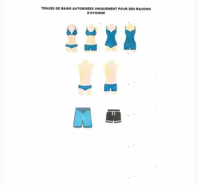 a screenshot of a website with a bunch of different types of clothes at Superbe appartement une chambre vue mer piscine tennis in Cannes
