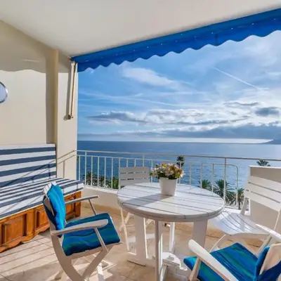 Appartement cosy à Cannes - 40 m² avec balcon et vue mer