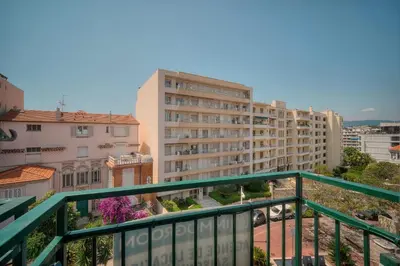a view from the balcony of a building at IMMOGROOM - Duplex with air conditioner - 5 min from the beach - Suquet in Cannes
