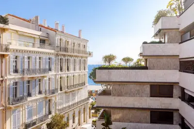 an aerial view of buildings in a city at GRAY 4f1 in Cannes