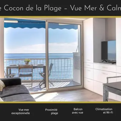 The Beach Cocoon – Sea View & Calm