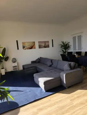 a bedroom with a bunk bed in a room at NEWLY RENOVATED! Harbour View on Balcony Terrace in Cannes