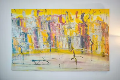 a painting of a city at Le Jak - 2 Pièces - Loggia - VCA in Cannes