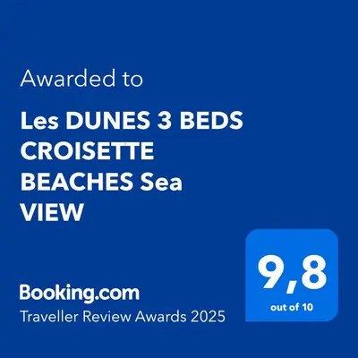 a screenshot of a cell phone with the text wanted to las dunias beds at Les DUNES 3 BEDS CROISETTE BEACHES Sea VIEW in Cannes