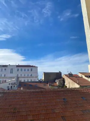 a view from the roof of a building at STANDING - NEUF - Croisette- Palais des festivals - 6 pers -3 chbres in Cannes