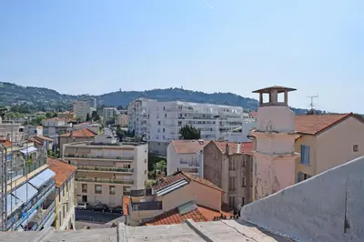 a view of a city from the roof of a building at Palais Gounod in Cannes
